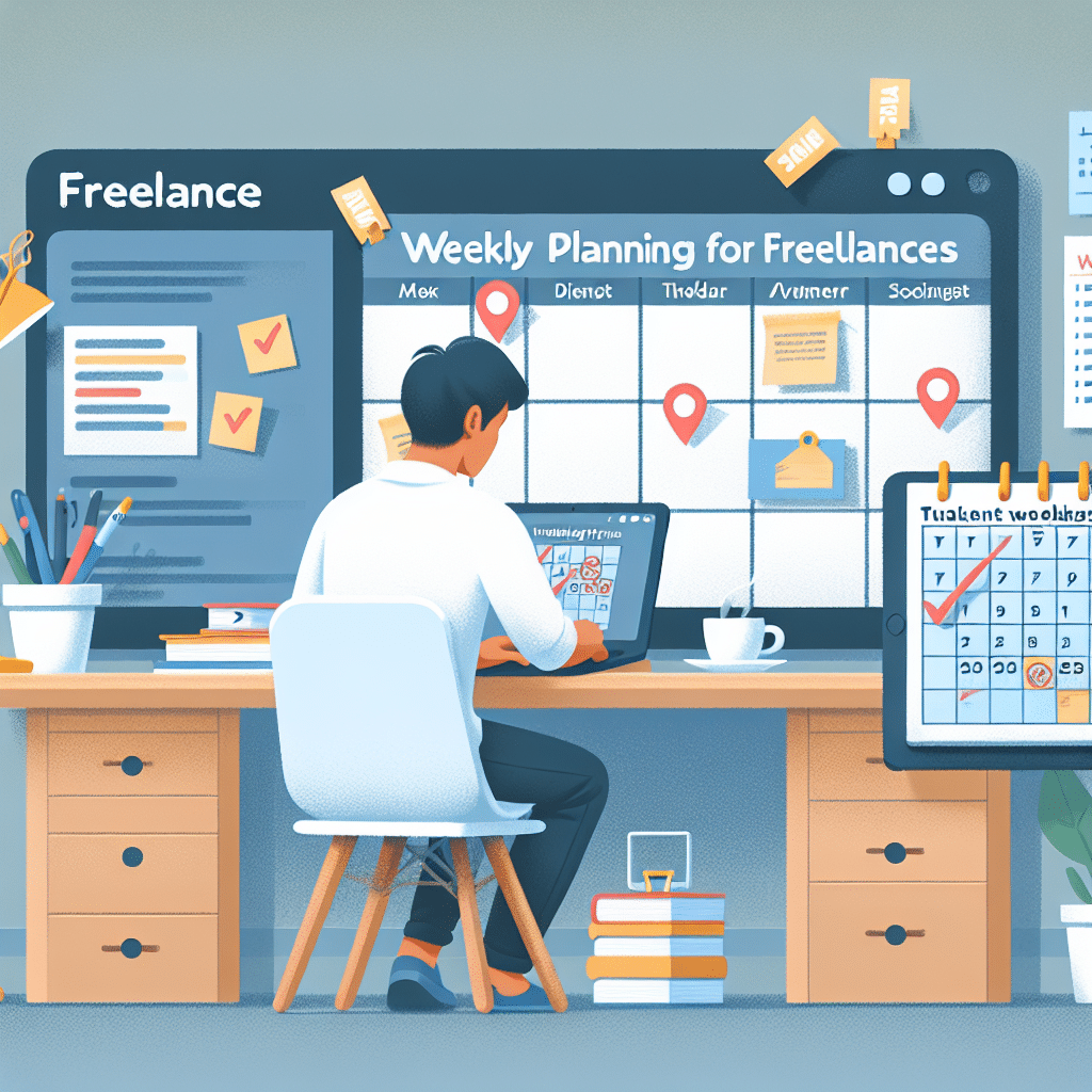 weekly planning tips for freelancers