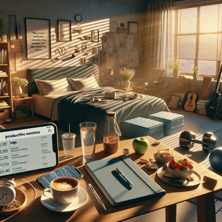 morning routine ideas for productive days