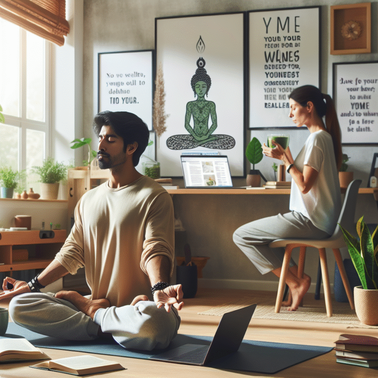 wellness tips for home-based employees