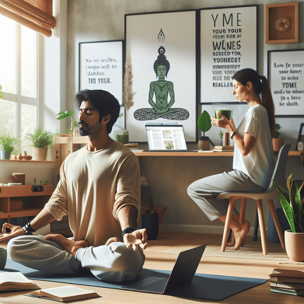 wellness tips for home-based employees