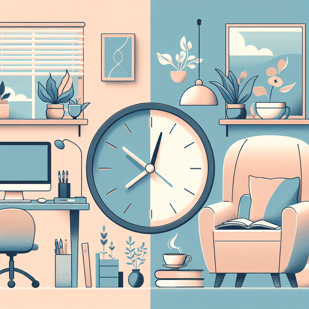 creating a healthy work-life schedule