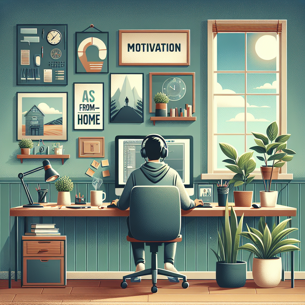 tips for maintaining motivation as a remote employee