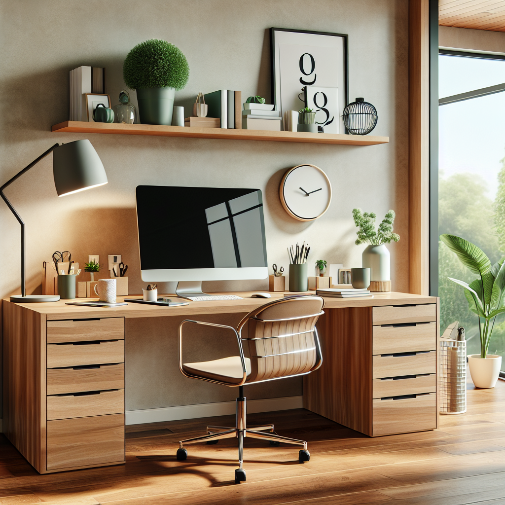 crafting a productive home office space that promotes well-being
