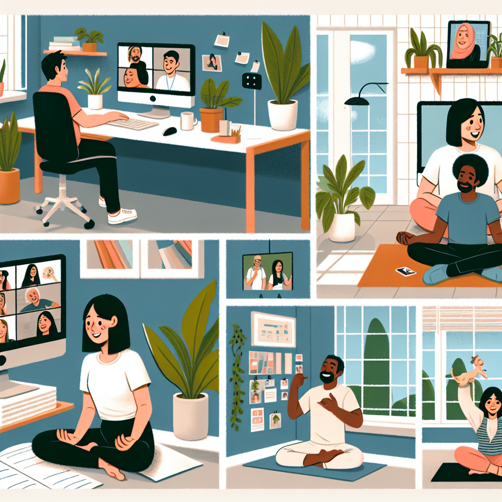 how to cultivate a positive remote work environment